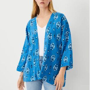 NWT Ann Taylor Linen Kimono
